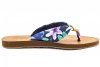 Klapki Wrangler FLIPPY HIPPY Blue Green Flower  WL141546-248